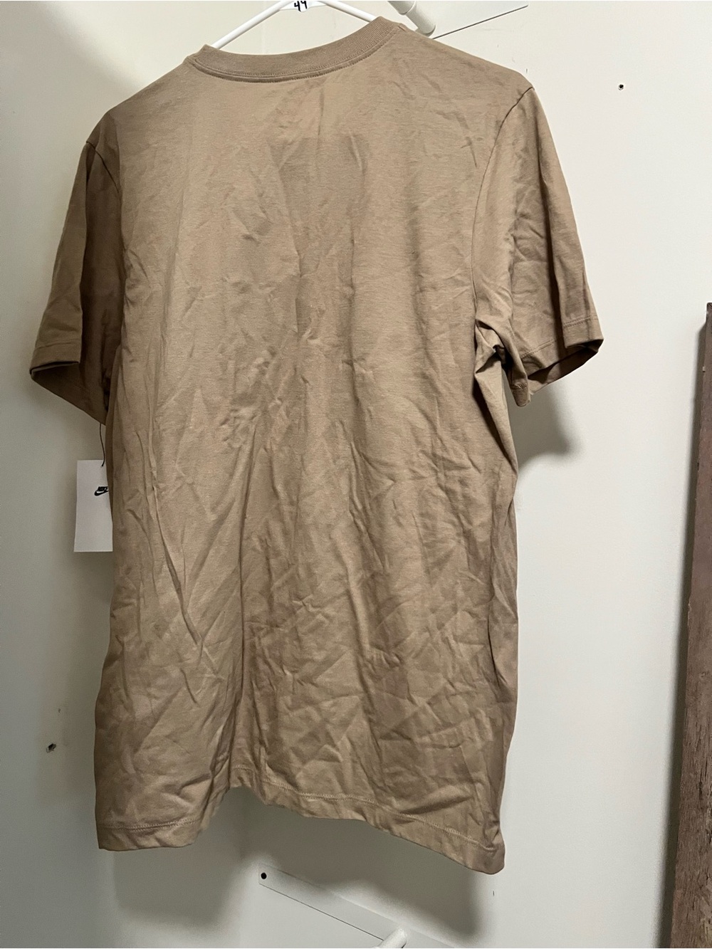 Nike Men's Tan Short-Sleeve Logo Tee - Picture 3 of 3